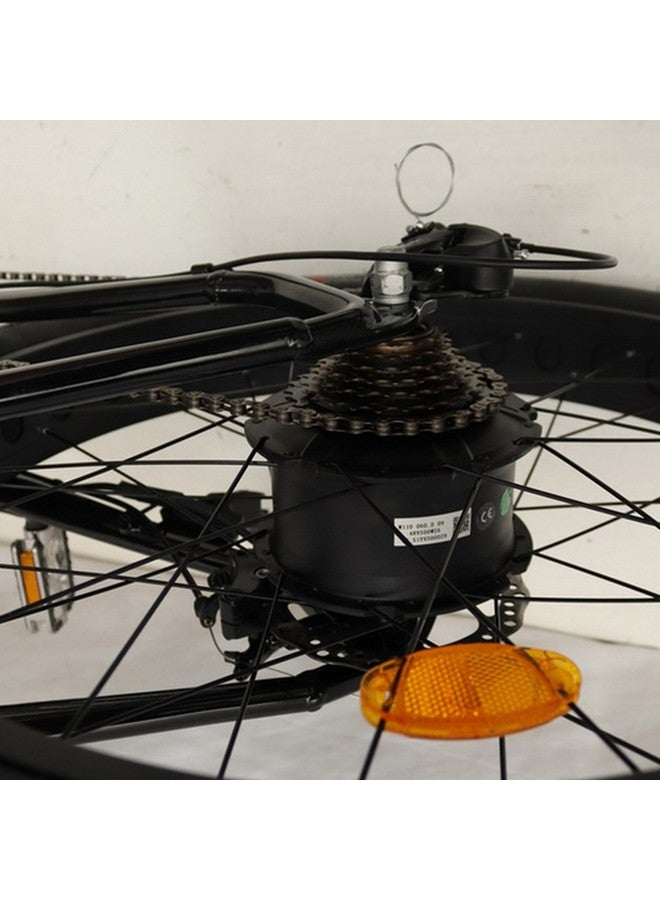 ميريت دراجة كهربائية سبائك معدنية متينة بجودة ممتازة برتقالي وأسود 82 x 29 x 162 سم FST-1033 - Image 2