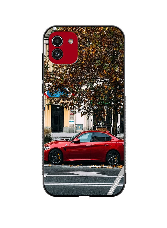 VR CREATIVE Protective Case Cover For Samsung Galaxy A03 Alfa Romeo Guilia Design Multicolour - Image 1