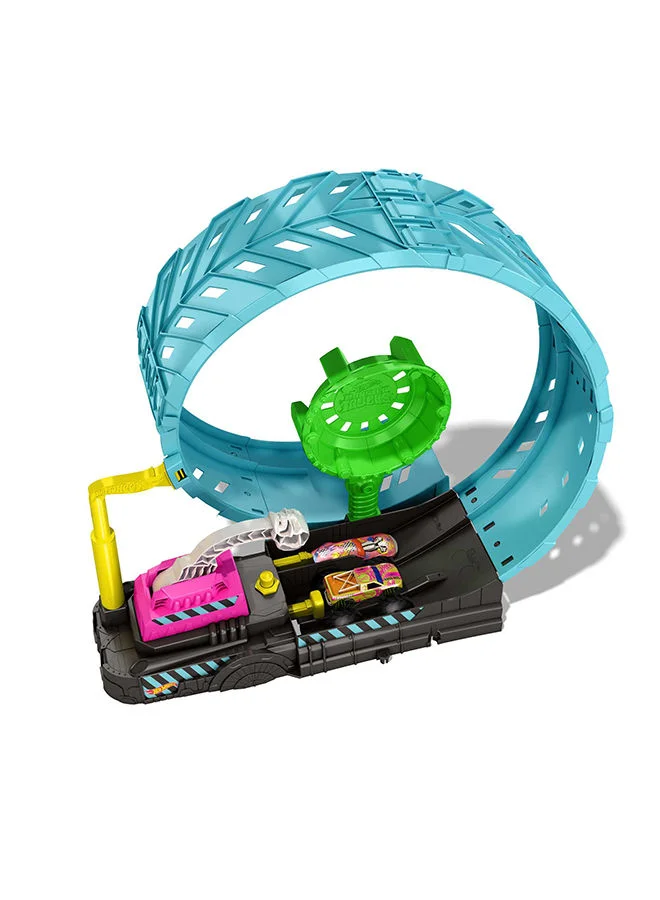 Hot Wheels HW MT Glow in the Dark Epic Loop Challenge Play Set