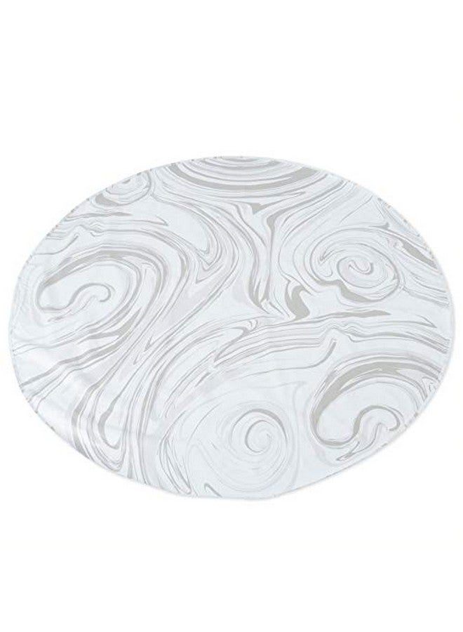 بوجينغ هيد سجادة أرضية BooginHead SplatMat كبيرة جدًا مقاومة للماء مقاس 52 بوصة أسفل الكرسي المرتفع، بتصميم دوامة رخامية - Image 1