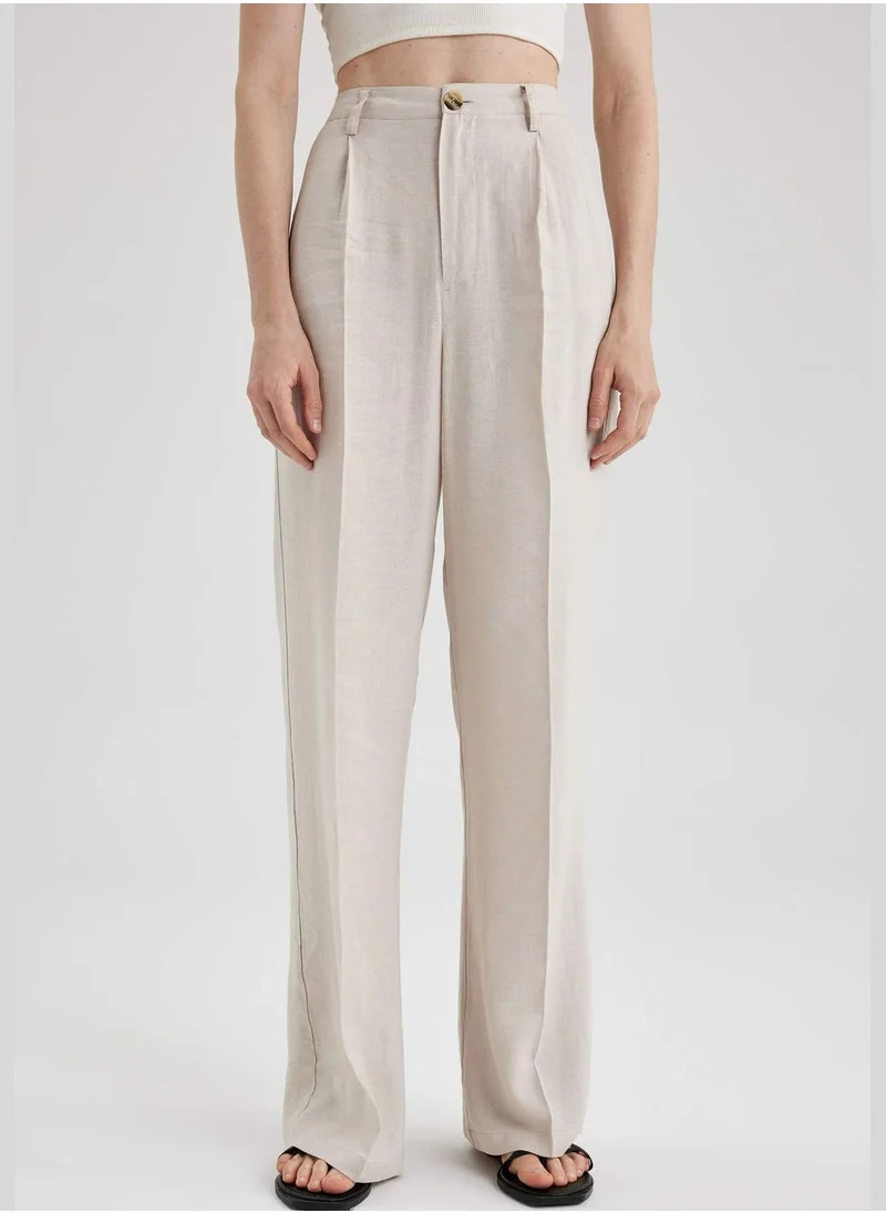 DeFacto Woman Wide Leg Woven Trousers