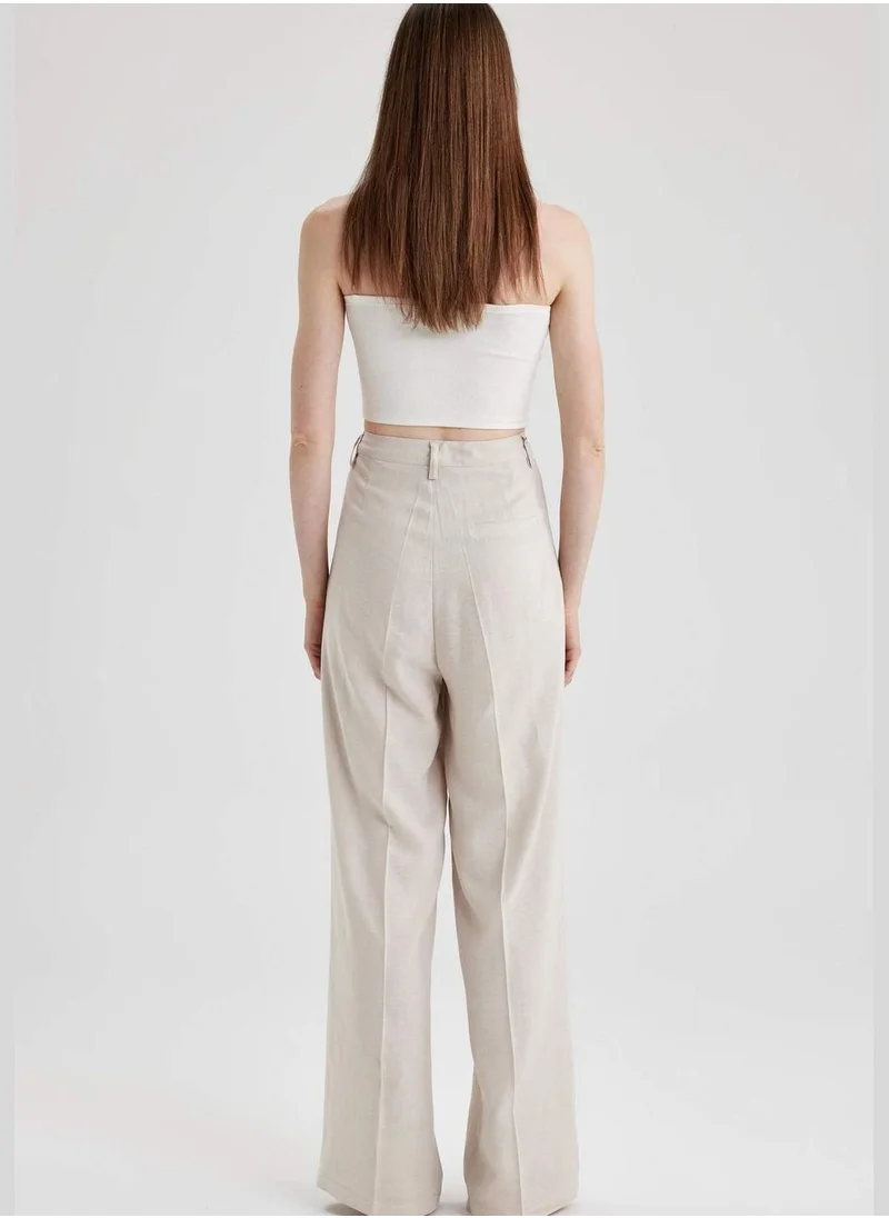 DeFacto Woman Wide Leg Woven Trousers