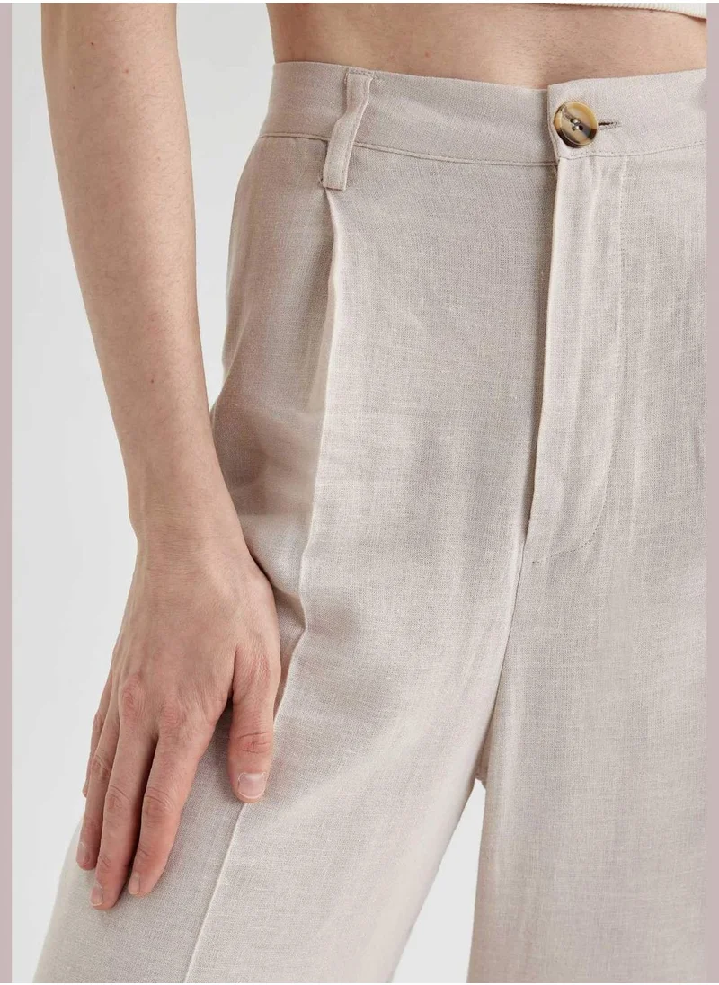 DeFacto Woman Wide Leg Woven Trousers