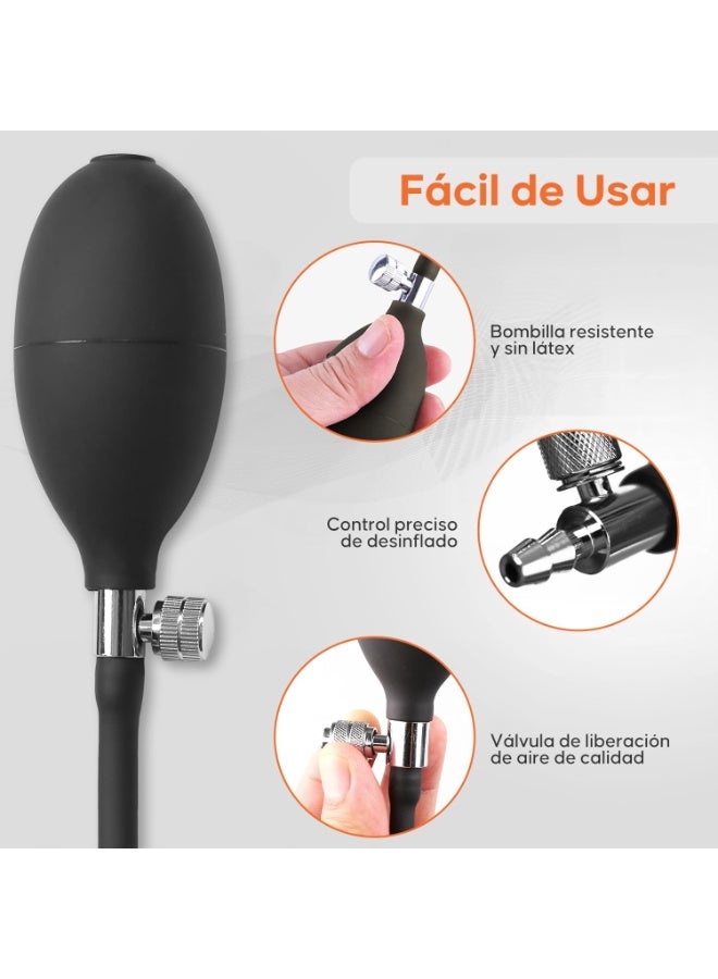 Professional Manual Blood Pressure Monitor Set - Upper Arm Sphygmomanometer with Stethoscope - High Precision Medical Grade Kit - Image 4