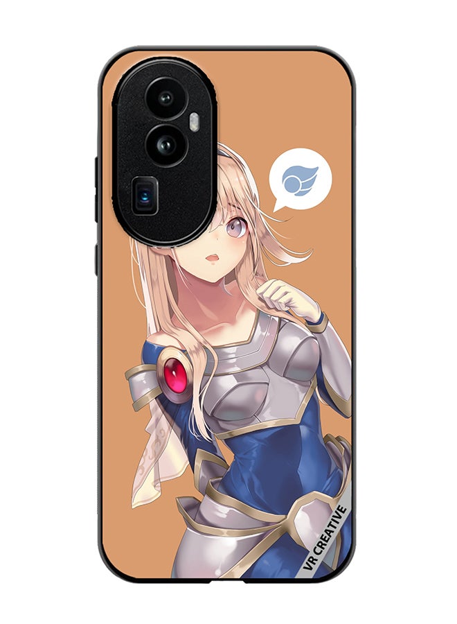 VR CREATIVE Protective Case Cover For Oppo Reno 10 Pro Plus League Of Legends Anime Girl Design Multicolour - Image 1
