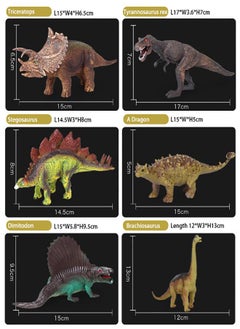 Arabest Interactive Dinosaur Book with 12 Realistic Dinosaur Figures, Learning Educational Toys for Kids  - Image 4