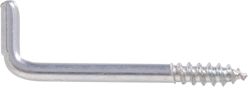 Hardware Essentials 320495 (0.106-inch x 1-3/8-inch) 100 Pack Square Bend Hook, 0.106 Inch x 1-3/8 Inch, Zinc-Plated, 100 Pieces - Image 2
