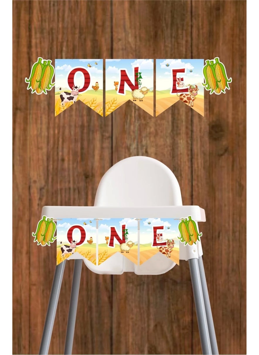 Neşeli Günlerim My Happy Days Farm Concept One Banner *thick Paper 