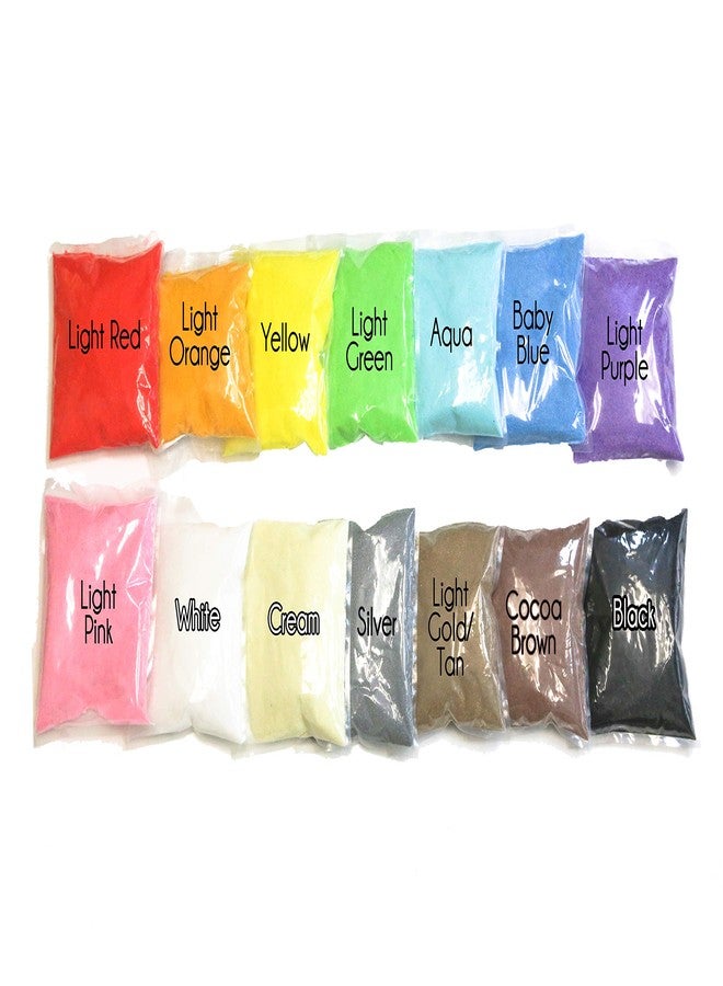 WGVI WGV Unity Colored Coarse Sand 1 Pound DIY Crafts, Vase Filler, Therapy Play, Planter Terrarium Centerpiece Design for Wedding Party Event Home Office Garden Decor, Black - Image 2