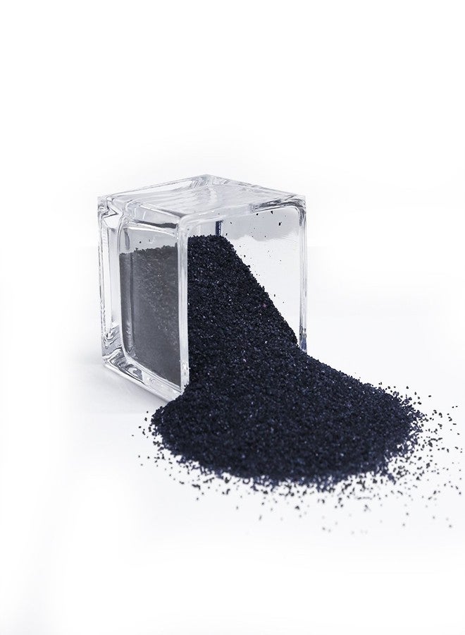 WGVI WGV Unity Colored Coarse Sand 1 Pound DIY Crafts, Vase Filler, Therapy Play, Planter Terrarium Centerpiece Design for Wedding Party Event Home Office Garden Decor, Black - Image 1