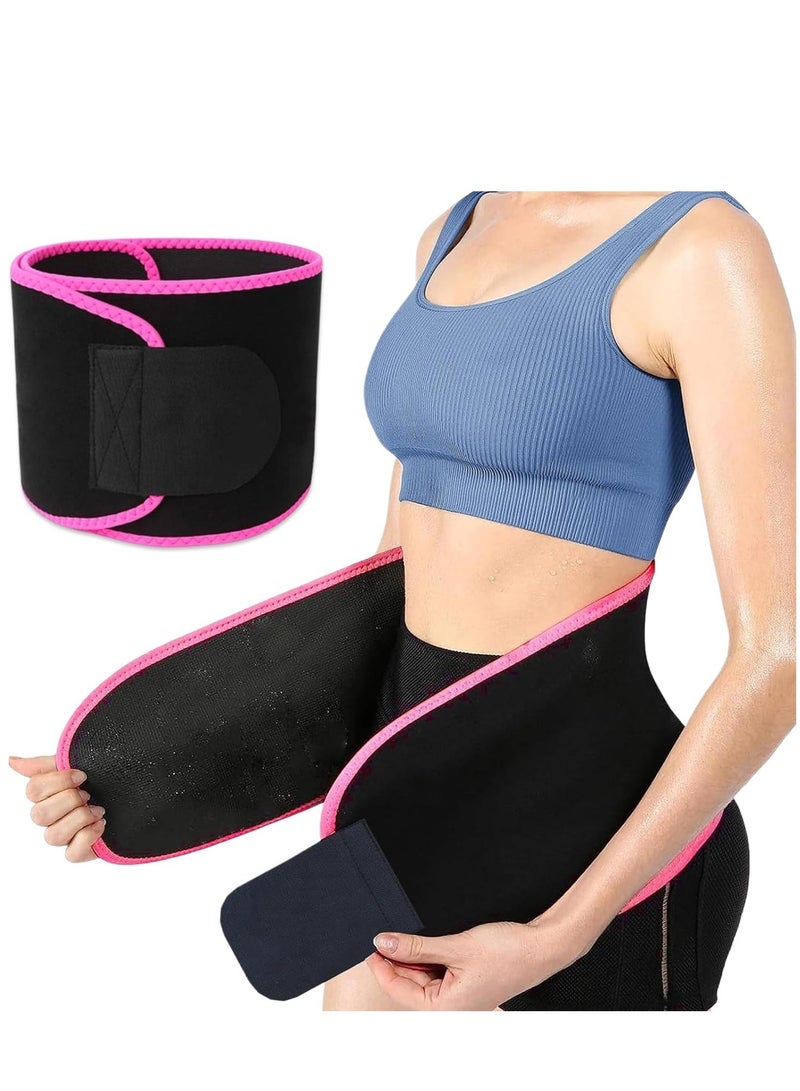Waist Trainer for Women Men Sweat Belt Waist Trimmer Belly Band Stomach Wraps Waist Trimmer Belt, Premium Waist Trainer - Image 1
