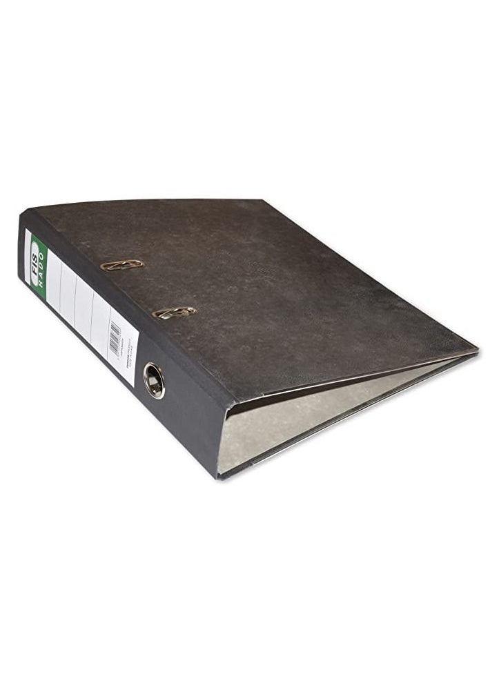 FIS FIS Pack of 24 Pieces A4 Laminated Box File Black  - Image 2