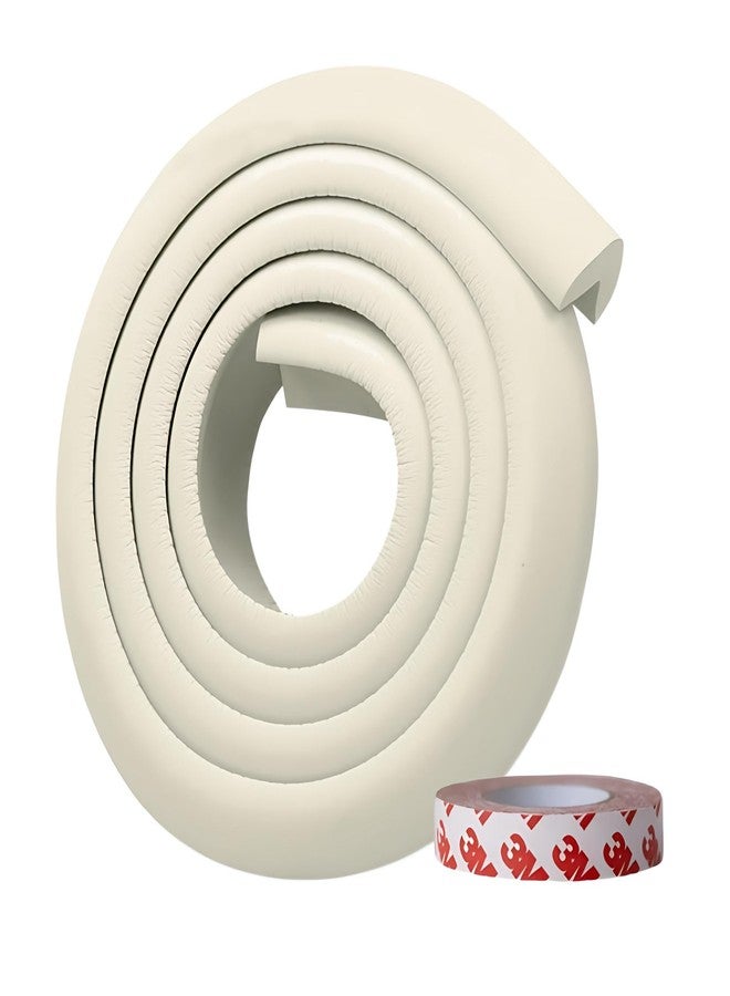 KidDough Baby Proofing Safety Strip, Furniture Edge and Corner Guards (2 Meters Extra Thick White) - Image 1