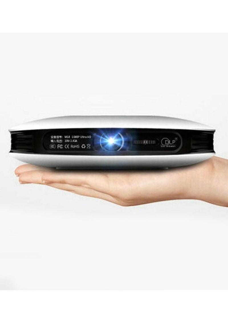 Crony D08 4K Projector – 220 Lumens, Android OS, 12000mAh Battery, Dual USB, HDMI, Touch Panel, WiFi & Bluetooth  - Image 2