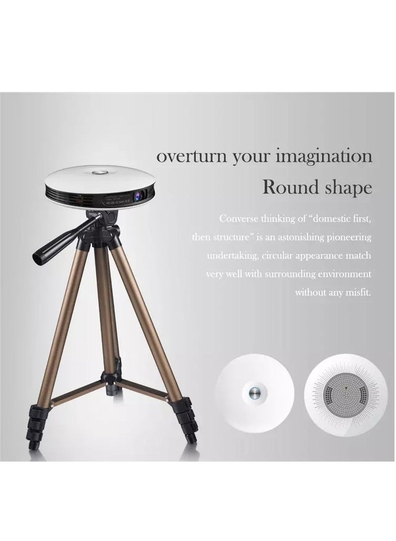 Crony D08 4K Projector – 220 Lumens, Android OS, 12000mAh Battery, Dual USB, HDMI, Touch Panel, WiFi & Bluetooth  - Image 4