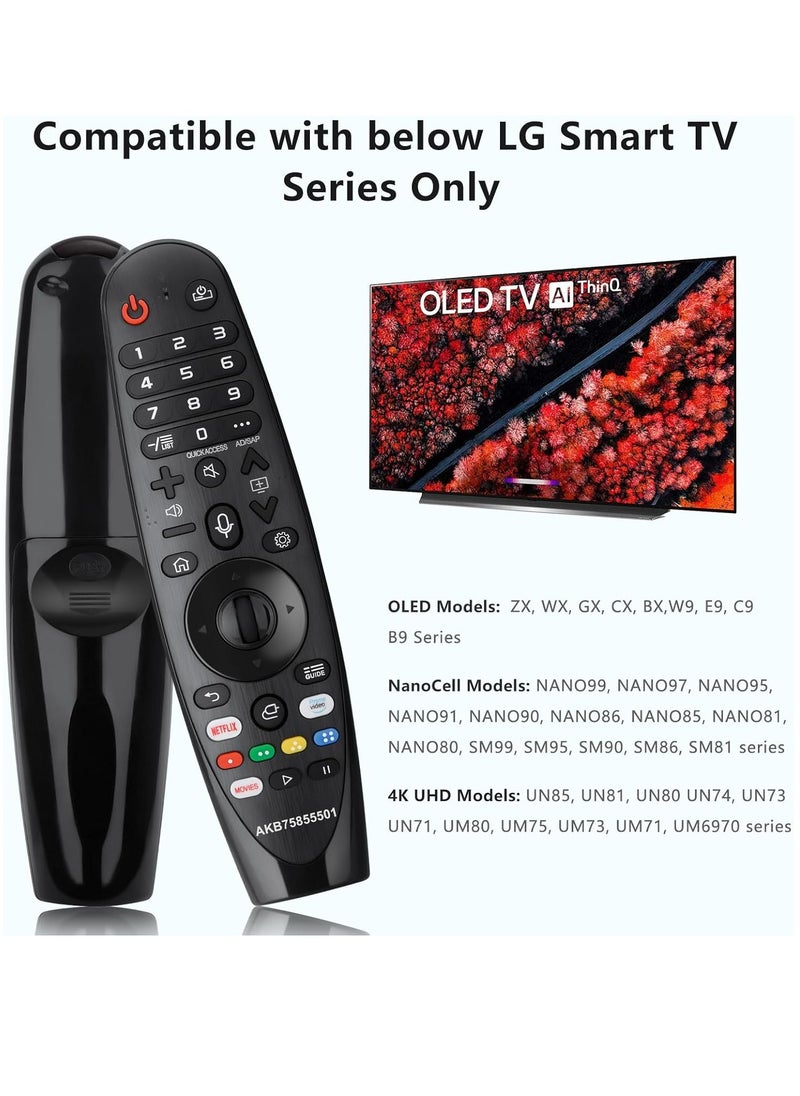 ELTRAZONE - Magic Voice Remote for LG Smart TV Magic Remote Control Replacement AN-MR20GA AN-MR19BA AN-MR18BA, with Pointer and Voice Function - Image 1