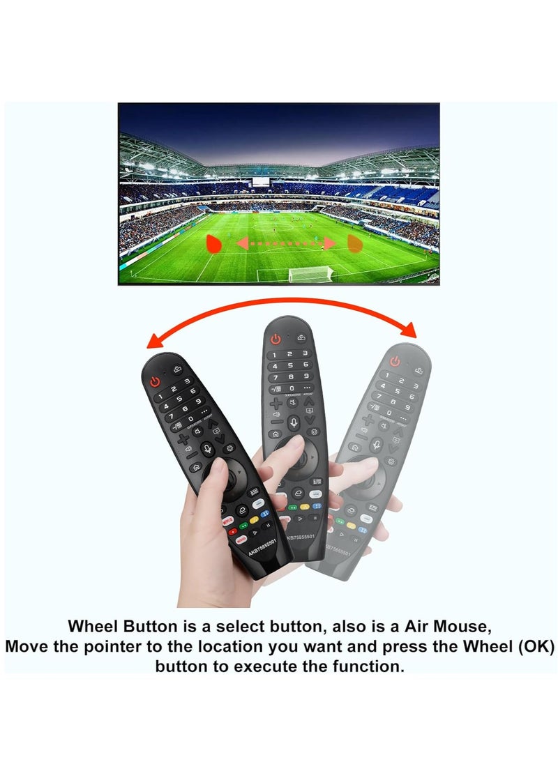 ELTRAZONE - Magic Voice Remote for LG Smart TV Magic Remote Control Replacement AN-MR20GA AN-MR19BA AN-MR18BA, with Pointer and Voice Function - Image 1