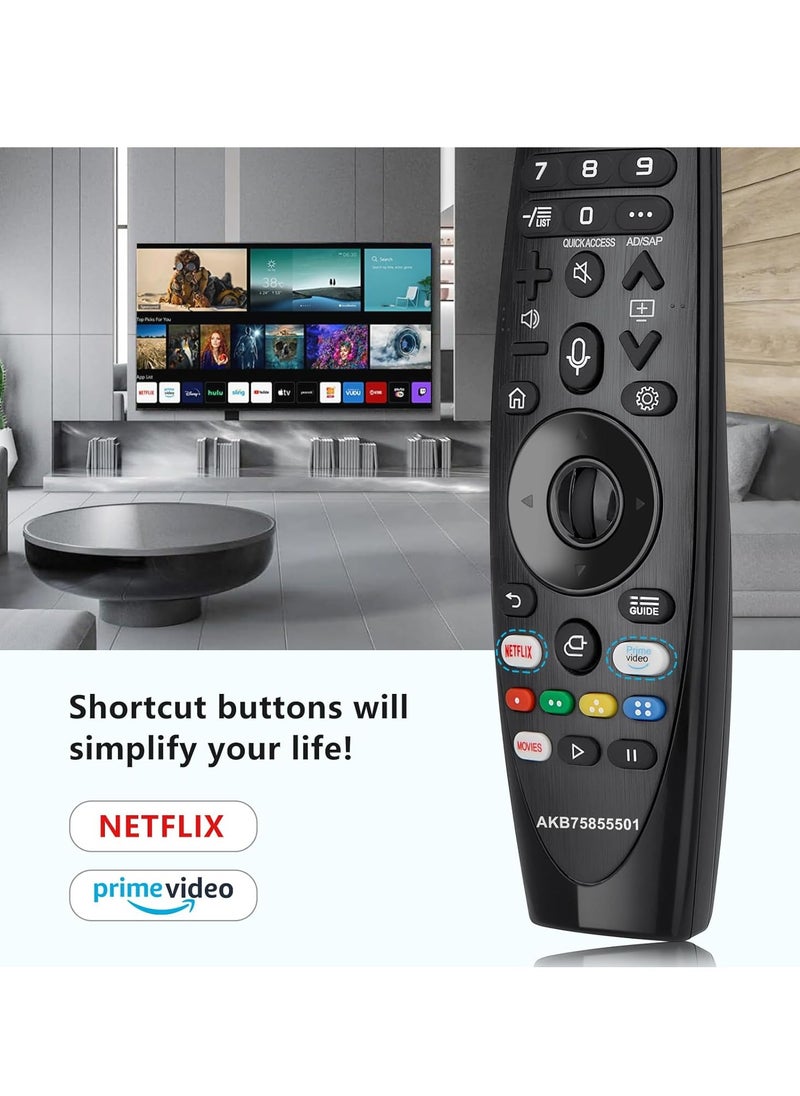 ELTRAZONE - Magic Voice Remote for LG Smart TV Magic Remote Control Replacement AN-MR20GA AN-MR19BA AN-MR18BA, with Pointer and Voice Function - Image 1