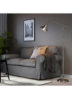 IKEA FRAKTA Floor/reading lamp - pewter effect  - Image 2