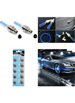 Photocell Motion Sensor LED Illuminated Sipop Cover Set of 2 and 10 Spare Batteries as a Gift