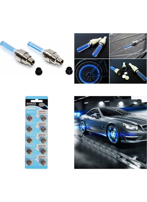 Photocell Motion Sensor LED Illuminated Sipop Cover Set of 2 and 10 Spare Batteries as a Gift