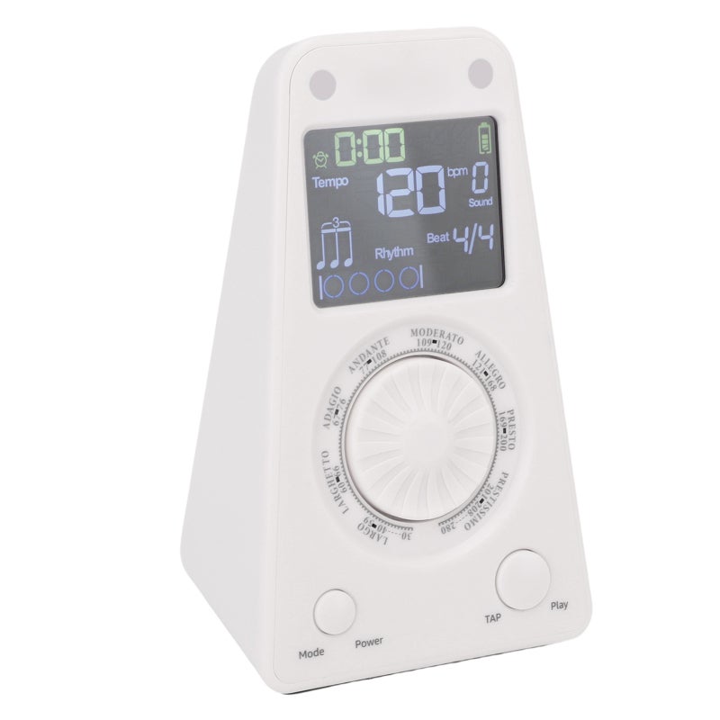 Meideal Digital Metronome Versatile Rhythm Selection Featuring 10 Beat Tones - Electronic Metronome with Speaker for Piano and Guitar - Accurate Tempo Metronome for Musicians and Students - Image 3