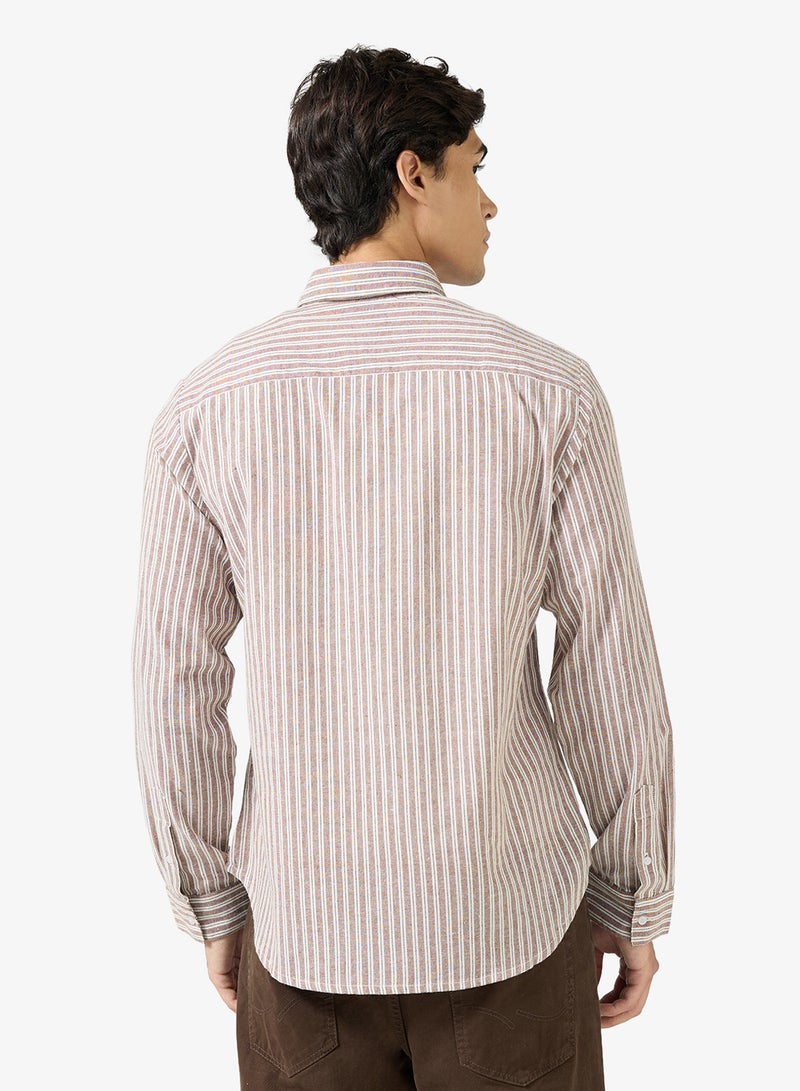 سفنتي فايف قميص كلاسيكي بقصة عادية - Image 2