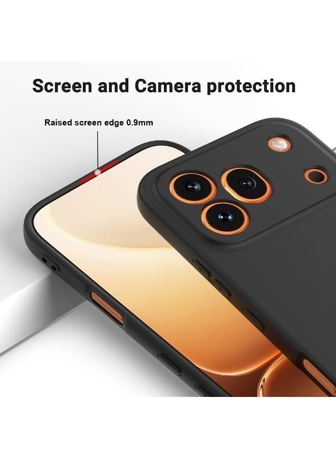 جراب Honor 600 Pro مصنوع من السيليكون السائل والمطاط الناعم، غطاء نحيف لحماية هاتف Honor 600 Pro من الخدوش، غطاء مرن سهل الإمساك. - Image 3