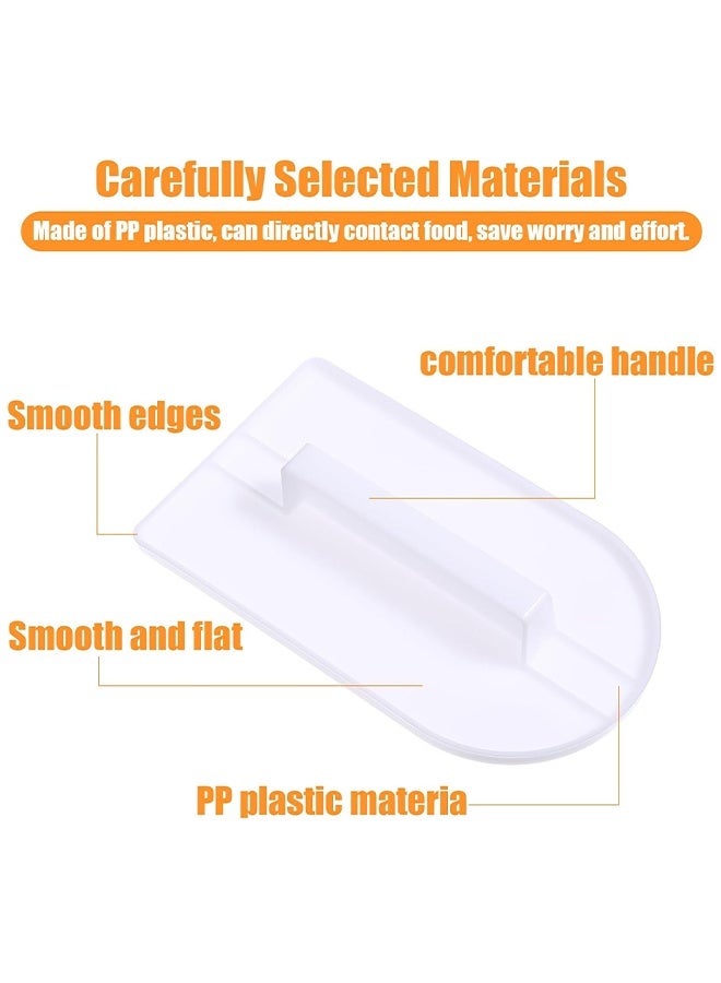 Fondant Cake Smoother Polisher, 2 Pcs Cake Scraper, Cake Smoother, Cake Icing Scraper Smoother Tool for Bread Dough Cake Fondant Icing - Image 2