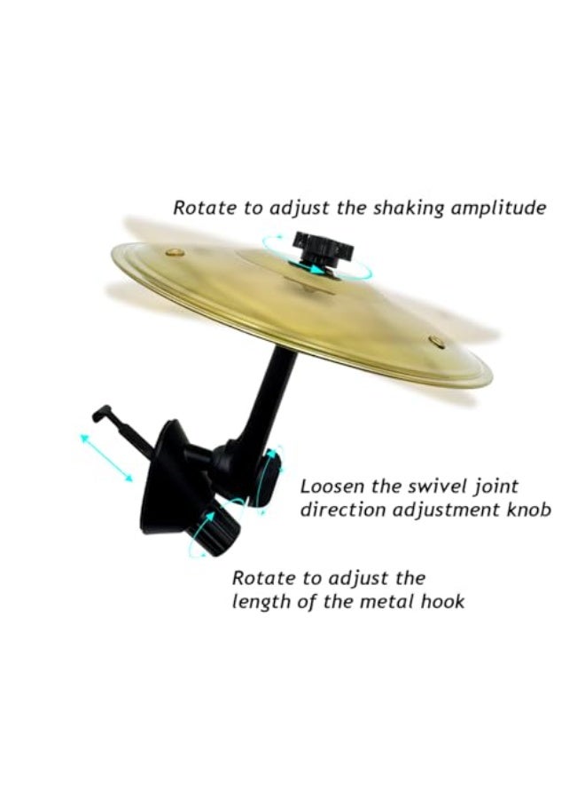 Bukela Car Cymbal, Car Cymbal Air Vent, Mini Drum Crash Cymbal For Car Vent, Suitable For All Types Of Vehicles (Gold) - Image 4