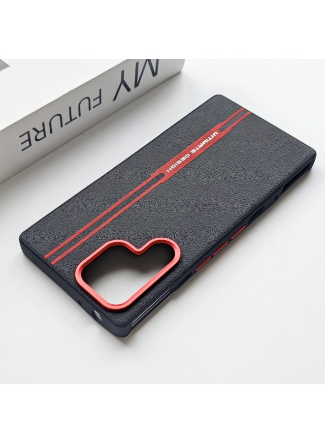 عام لغطاء ZTE Nubia RedMagic 11 Pro، غطاء خلفي من جلد PU محبب متين خفيف وأنيق مضاد للصدمات والسقوط. - Image 2
