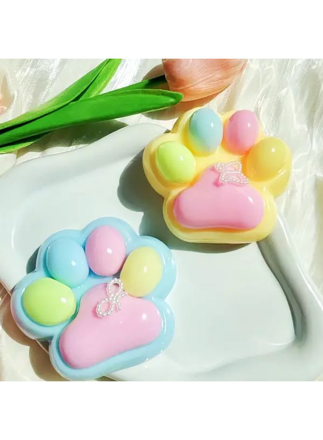 Taba Soft Toy Macaron Color Cat Paw Claw Random 1pc Cute Accessories Suitable For Kids Teens Party Favors Fun Gifts Office Classroom High Quality Novelty Play Halloween Christmas Gift Bag Fillers Fidget Toy Slime - Image 5