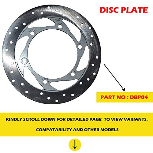 NIKAVI DBP04 Front Brake Disc Plates Compatible For Bajaj Pulsar 180 Models (Front) - Image 2