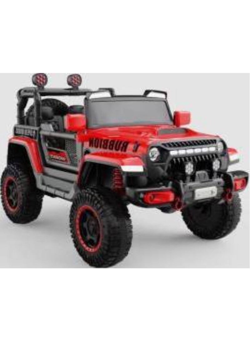سيارة كهربائية للأطفال Y-MB8854, 110 × 65 × 55 cm, Red, 6 km/h Max Speed, Remote Control, LED Lights