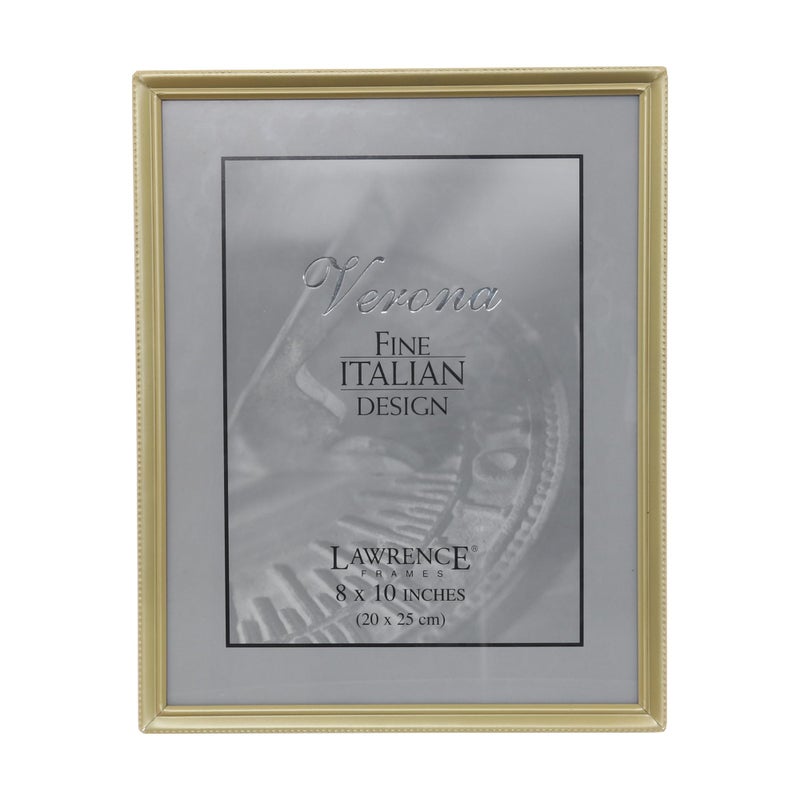 Lawrence Frames Bead Border Design, 8x10, Satin Gold - Image 2