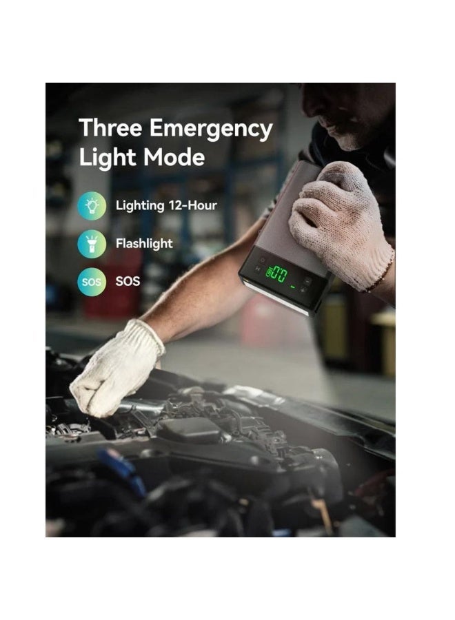 RAVPower RP-PB1213 12000mAh 2in1 Jump Starter with Air Compressor - Image 3