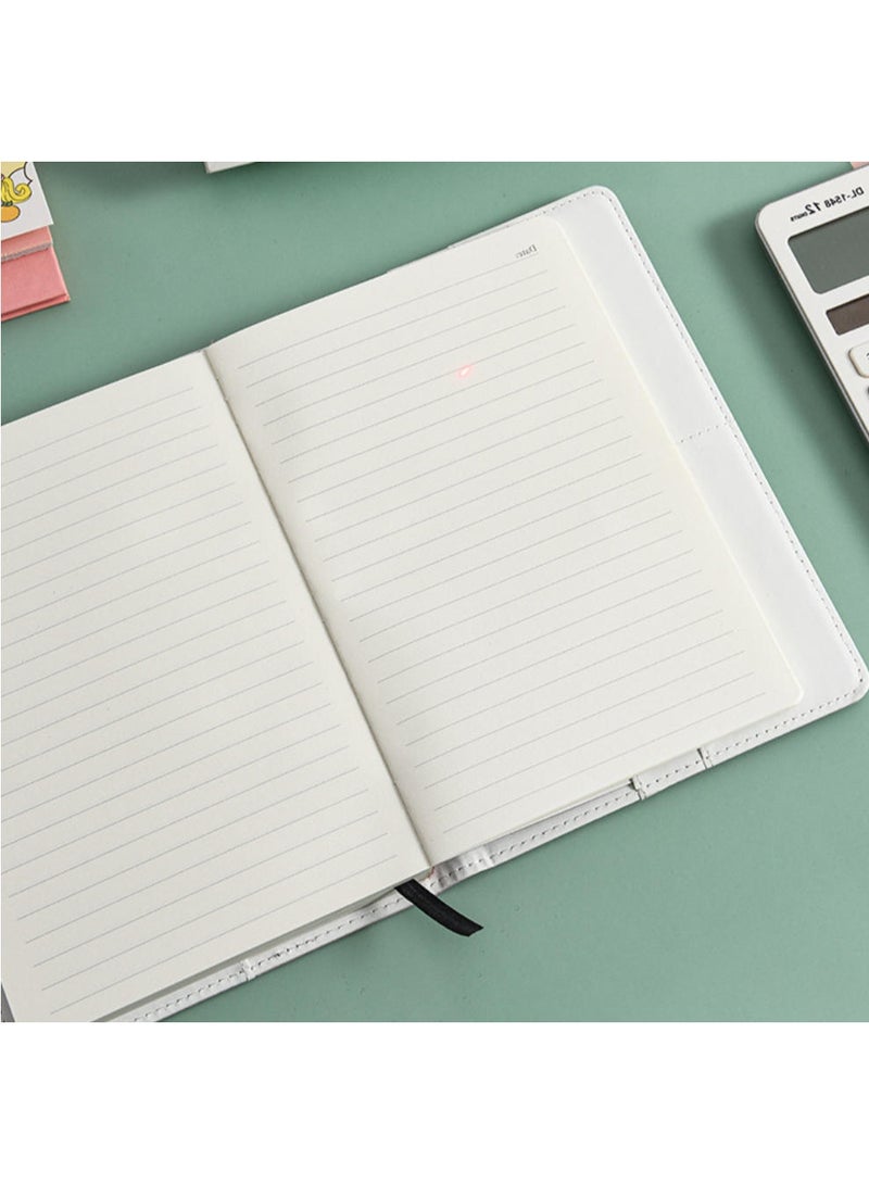 NIIMBOT A5 Lock Notebook Diary with Heart Ballpoint Pen, 240 Pages Hardcover Lined Journal, Perfect for Office Home School Business Writing Note Taking (Blue) - Image 5