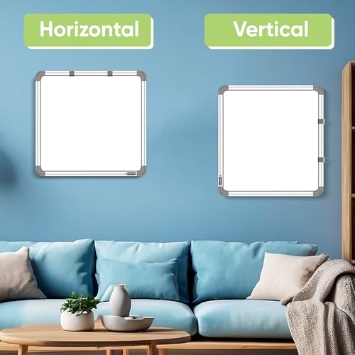 YAJNAS Premium Material 2x2 Feet Non Magnetic Double Sided White Board and Chalk Board Both Side Writing Boards, one Side White Marker and Reverse Side Chalk Board Surface with Duster & 2Marker - Image 4
