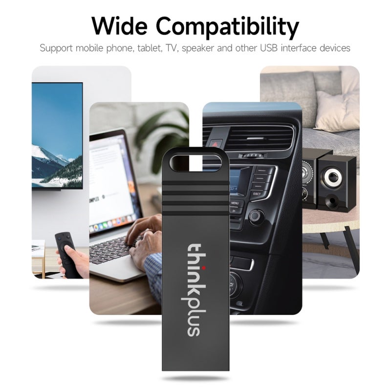 64GB USB Flash Drive Durable Zinc Alloy Shell - Shockproof Anti-Fall Portable Device for Universal Compatibility With Mobile Phones, Tablets, TVs, Speakers - Image 5