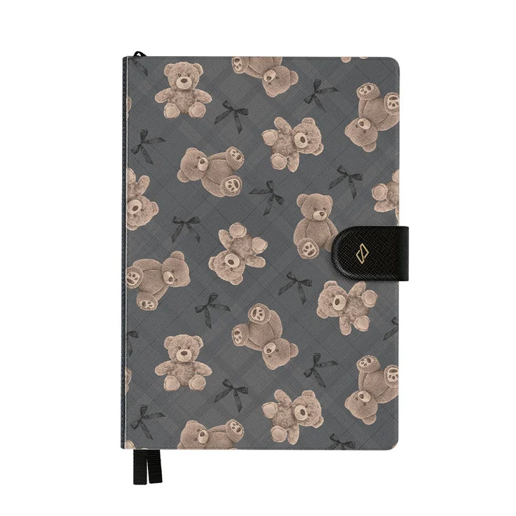 بورجا منظم بورجا  غير مؤرخ إنفينيتي بإغلاق مغناطيسي - دفتر ملاحظات بغلاف مقوى من الجلد النباتي،  صفحة، ورق   جرام، ربط مسطح، جيب خلفي وعلامات شريطية - بيست فريندز فور إيفر