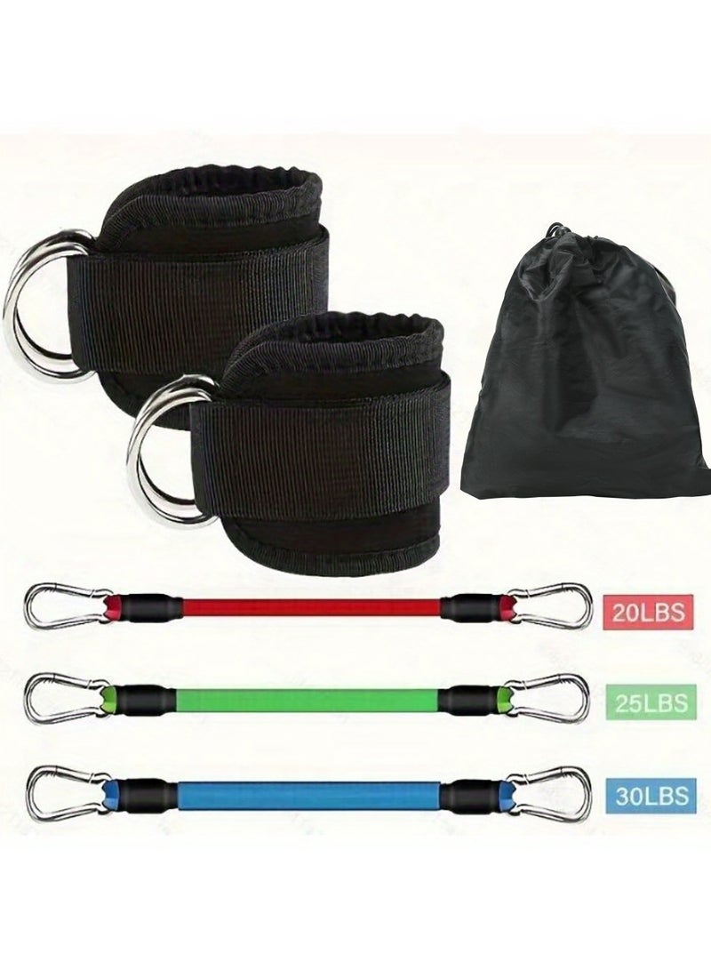 حزام الكاحل مع الأصفاد على الساق والورك ممارسة المقاومة حزام الركل والورك التدريب - Image 1