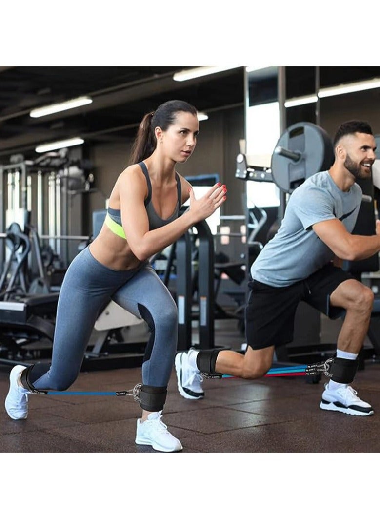 حزام الكاحل مع الأصفاد على الساق والورك ممارسة المقاومة حزام الركل والورك التدريب - Image 4