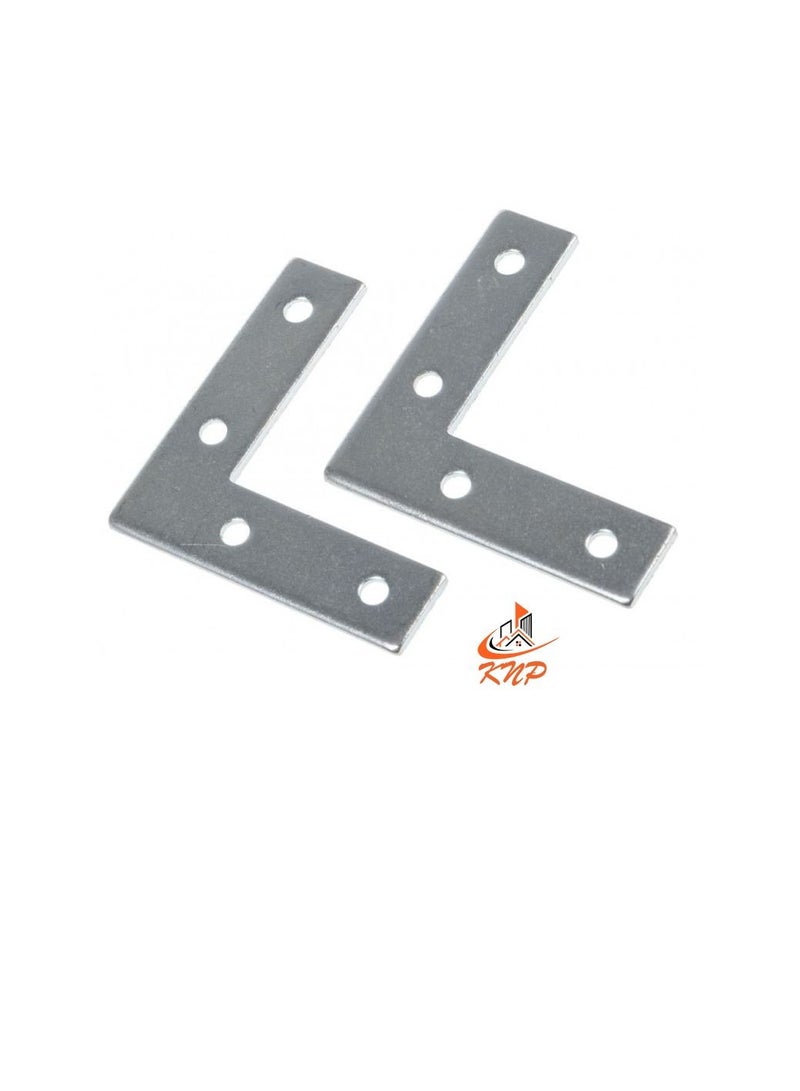 KNP GI Zinc Plated Flat Corner Brace 30x30 - 5pcs - Image 2