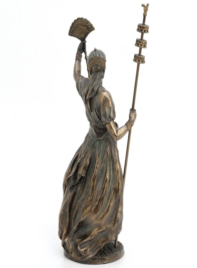 UNICORN STUDIO 12 Inch Obatala The Creator Orisha Santeria Yoruba Cold Cast Resin Bronze Finish Sculpture - Image 4