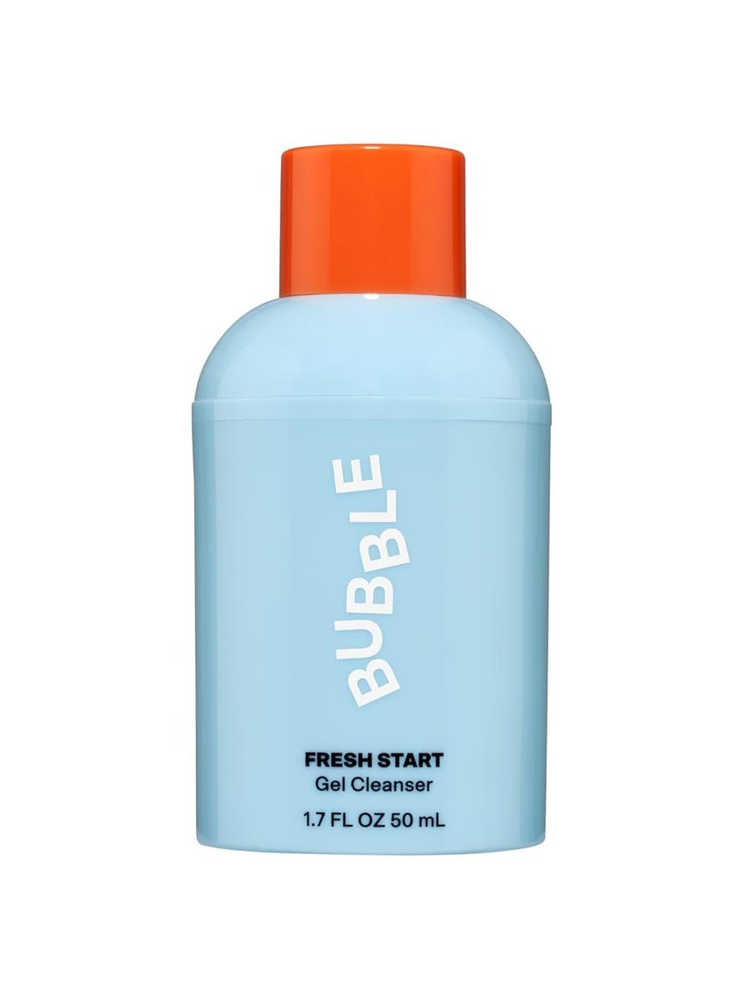 Bubble Bubble Skincare Fresh Start Gel Cleanser - Gentle Exfoliating Face Wash for Oily Skin - Formulated with Aloe Vera Juice + Caffeine to Protect and Soothe Complexion 1.7 FL Oz(50ml)  - Image 1