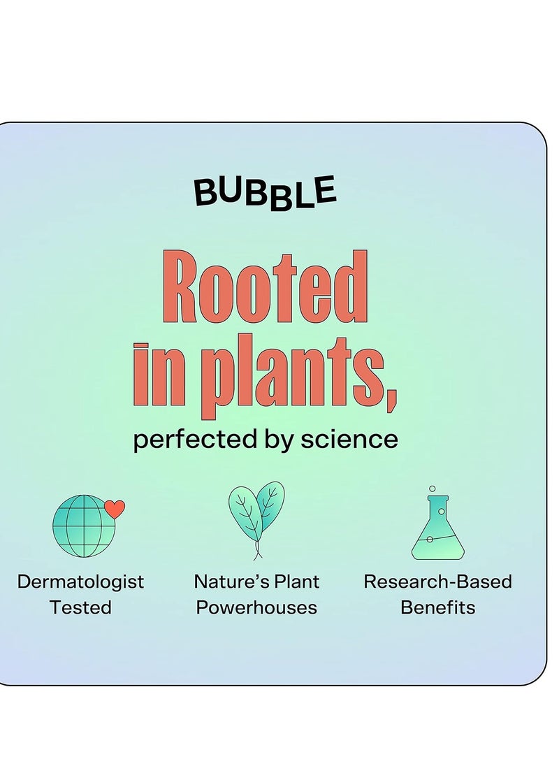 Bubble Bubble Skincare Fresh Start Gel Cleanser - Gentle Exfoliating Face Wash for Oily Skin - Formulated with Aloe Vera Juice + Caffeine to Protect and Soothe Complexion 1.7 FL Oz(50ml)  - Image 4