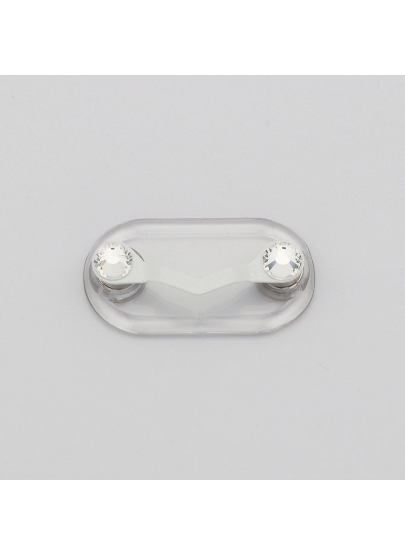 Generic - Magnetic Glasses Holder V-Clip Organiser White Diamond with white background White Diamond with white background - Image 1