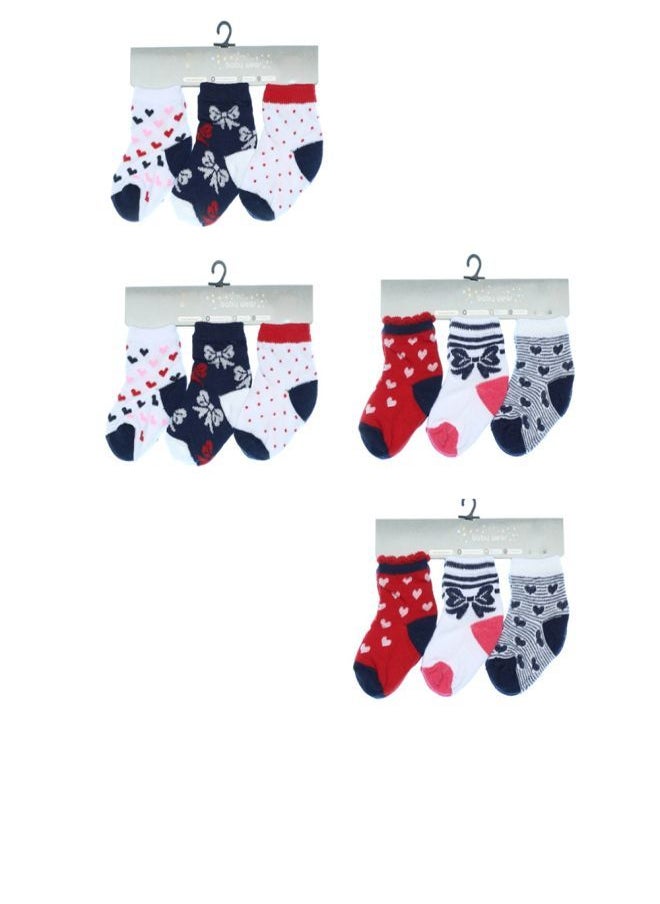 Fatah - Bundle Of 12 Soft Cotton Socks For Baby Boys - Image 1