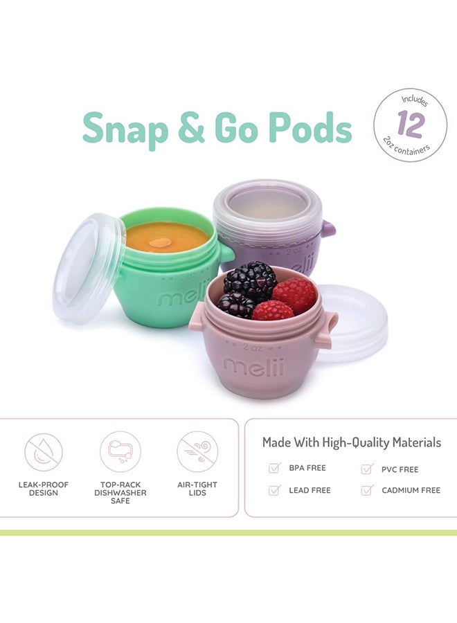melii Pack Of 12 Snap And Go Pods, 2 Oz - Image 2