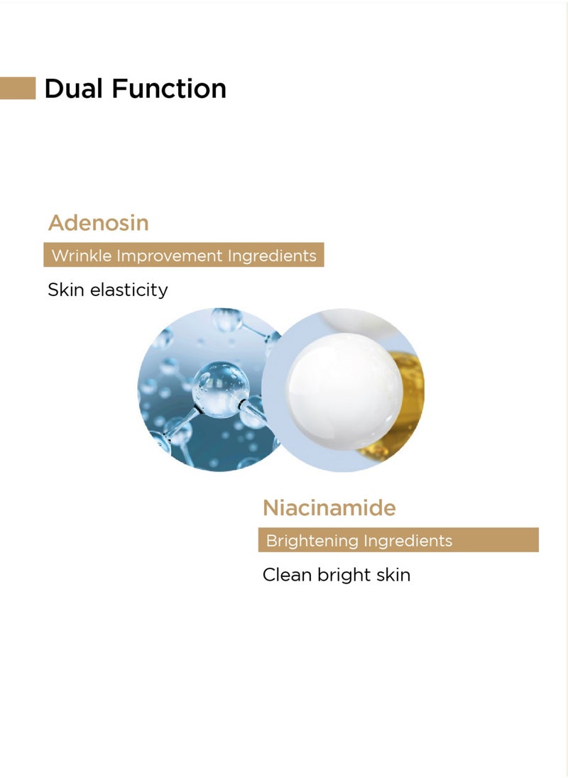 Banobagi Vita Cocktail Foil Mask Age Dual Function Face Mask Skincare Korean Sheet Mask Brightening & Anti-Wrinkle Boosts Elasticity & Firmness Pack of 3  - Image 4